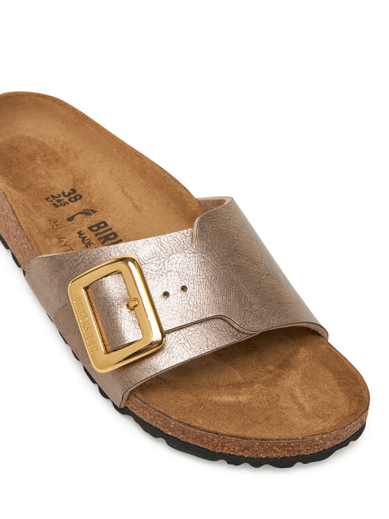 Birkenstock Birkenstock Pantoletten Catalina Cushion Buckle 1029416 Braun
