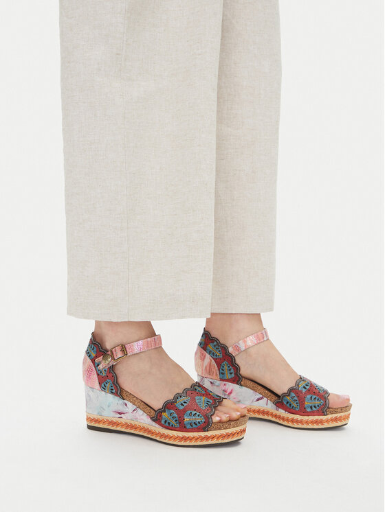 Laura Vita Espadryle Facyo 86 Kolorowy