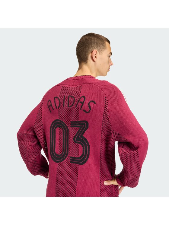 adidas adidas Longsleeve 158369 Czerwony Loose Fit