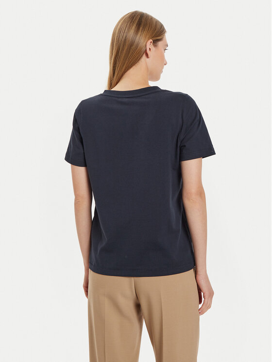 Tommy Hilfiger Tommy Hilfiger T-shirt WW0WW44177 Tamnoplava Regular Fit