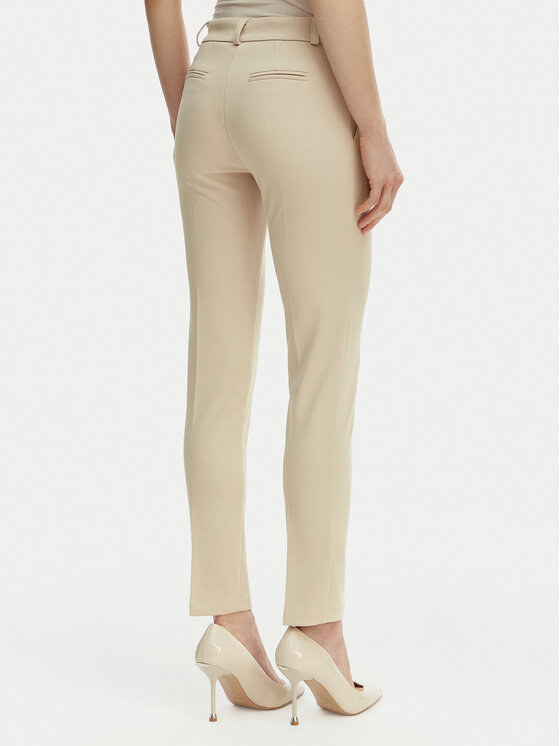 Rinascimento Rinascimento Hlače CFC0127865003 Bež Slim Fit
