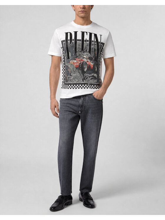 PHILIPP PLEIN PHILIPP PLEIN T-Shirt 31680 Biały Regular Fit
