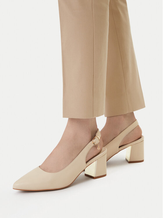 Lasocki Pantofi pumps CEO-HMS3022-3 Écru