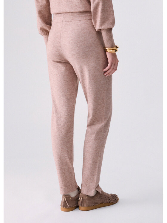 Liu Jo Liu Jo Spodnie materiałowe TF6045MA25S02511 Beżowy Regular Fit