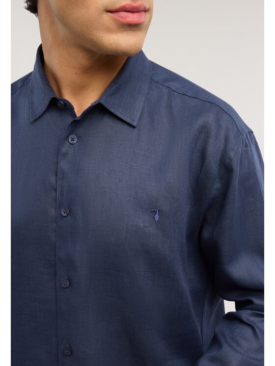 Trussardi Trussardi Camicia 5025N000032N034 Blu Regular Fit