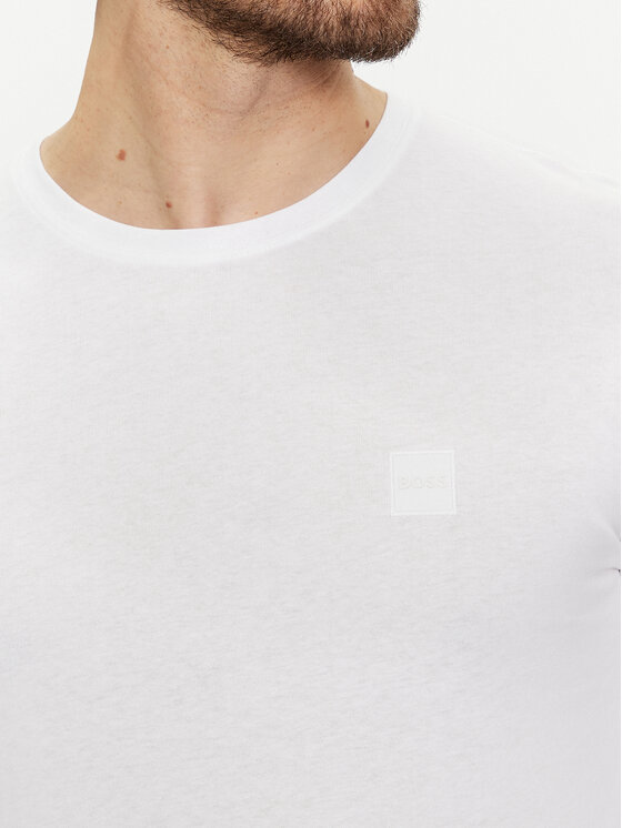 BOSS Boss Longsleeve Tacls 50512111 Weiß Regular Fit