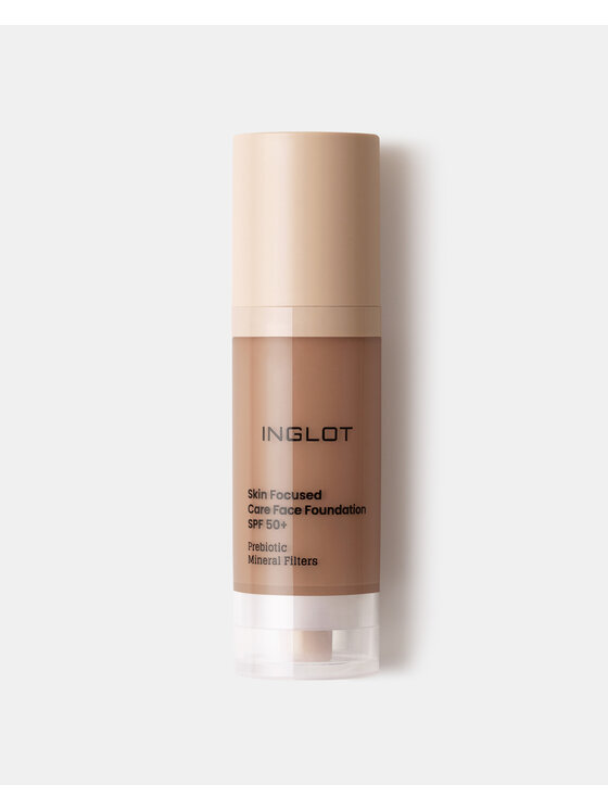 INGLOT INGLOT SPF 50+ Skin Focused Pielęgnacyjny Podkład Deep Amber 315