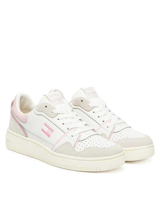 Tommy Jeans Tommy Jeans Laisvalaikio batai Tjw Retro Basket Sneaker EN0EN02818 Écru