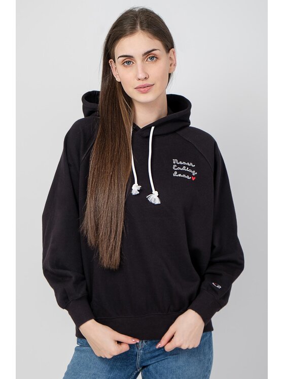 Champion Champion Bluza 116350-KK001-NBK R. S Czarny Oversize