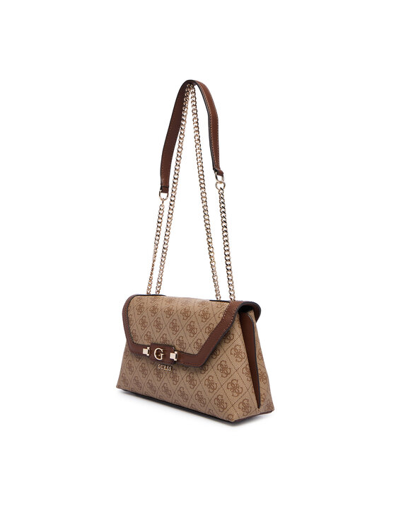 Guess Guess Ročna torba Lindsey HWSG97 49210 Svetlo rjava