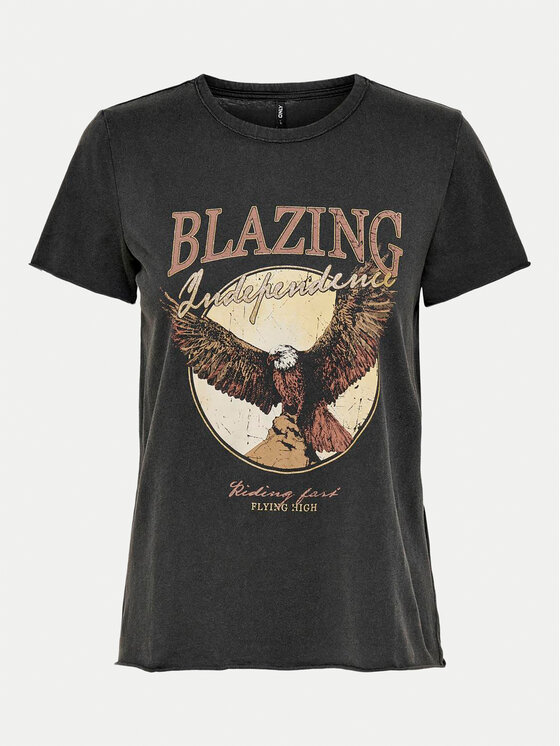 ONLY ONLY T-Shirt Lucy 15215721 Μαύρο Regular Fit