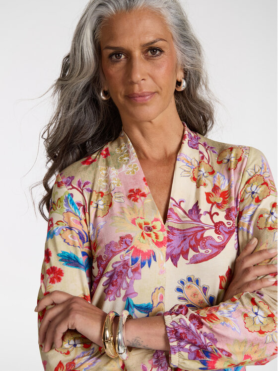 Elena Mirò Elena Mirò T-shirt G099Z000620N001 Rosso Regular Fit