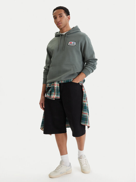 RVCA RVCA Mikina Soar 23A413508 Zelená Regular Fit