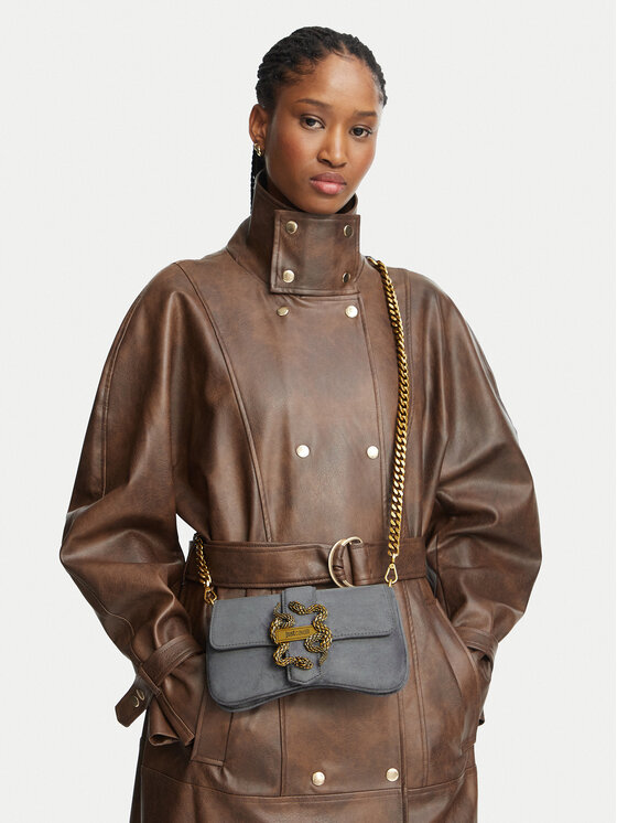 Just Cavalli Дамска чанта Iconic Snakes 81RA4BA7 ZSE74 Сив