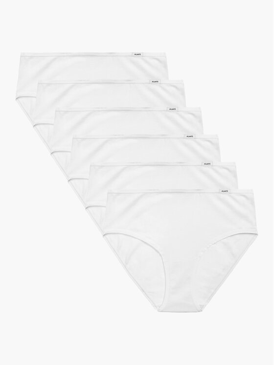 Atlantic Atlantic Figi klasyczne flat elastic classic Biały
