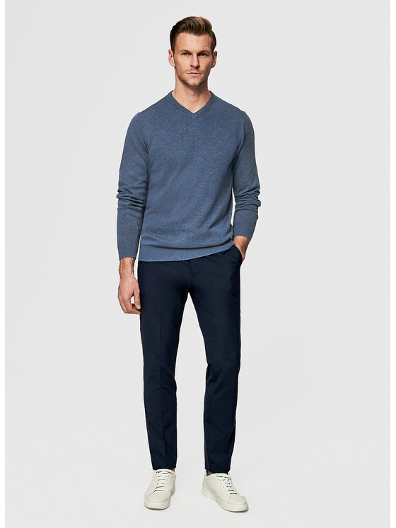 Pako Lorente Pako Lorente Sweter P26SN-2X-003 Niebieski Classic Fit