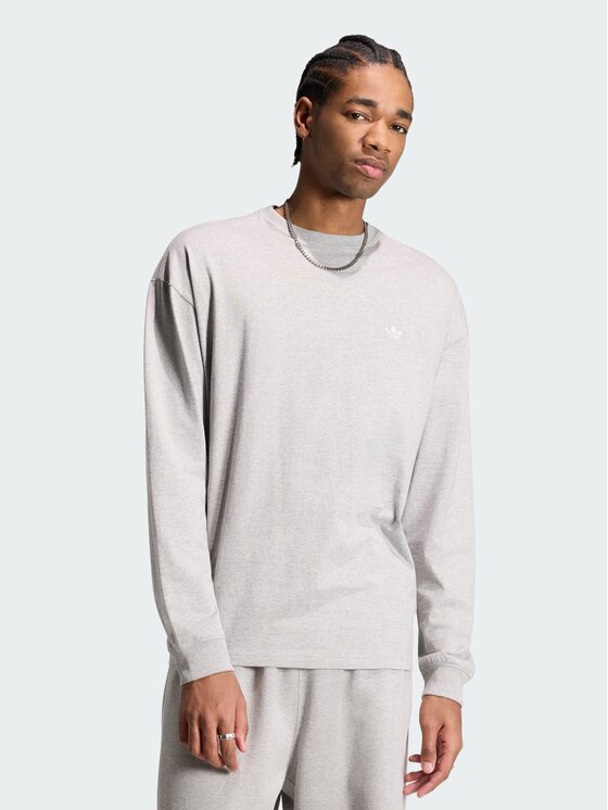 adidas adidas Longsleeve 165312 Szary jasny Loose Fit