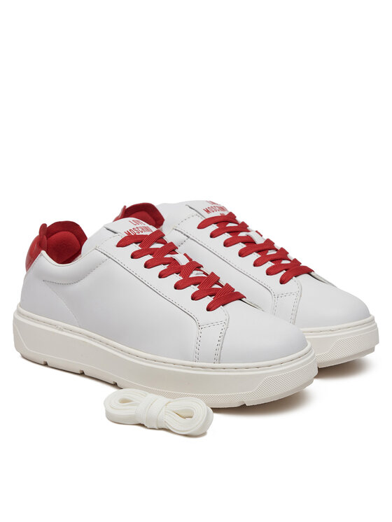 LOVE MOSCHINO LOVE MOSCHINO Sneakersy JA15174G1MIA310B Biela