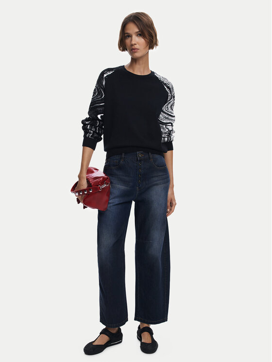 Desigual Desigual Kampsun Kodiak 25WWJF28 Must Regular Fit