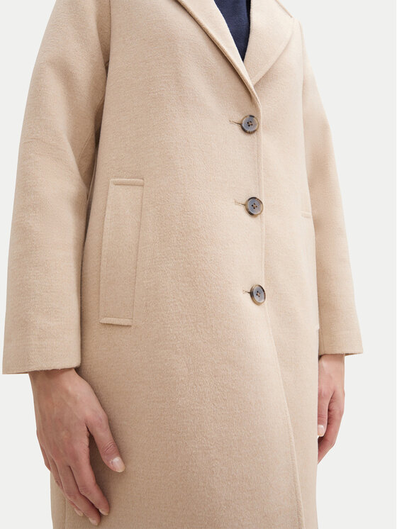 Tom Tailor Tom Tailor Pārejas mētelis 1041493 Bēšs Regular Fit