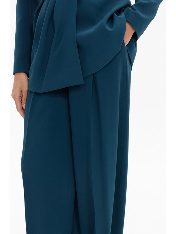 Deni Cler Milano Deni Cler Milano Spodnie materiałowe W-DC-5272-F5-F2-52-1 Zielony Loose Leg