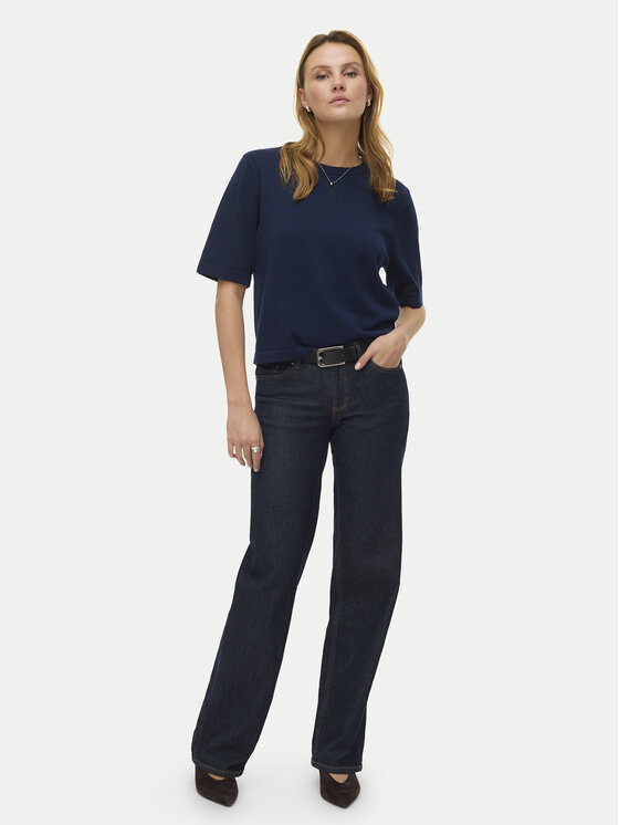 Vero Moda Vero Moda Džemperis Silje 10320460 Tumši zils Oversize