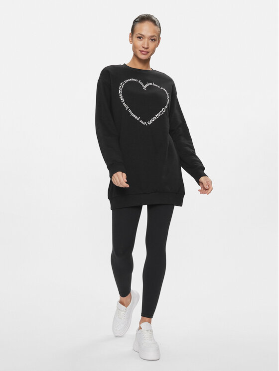 Guess Guess Mikina Graphic V4RQ11 K68I0 Černá Relaxed Fit
