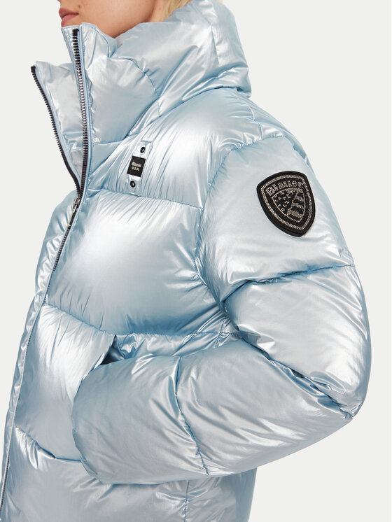 Blauer Blauer Kurtka puchowa 24WBLDC03252 Niebieski Regular Fit