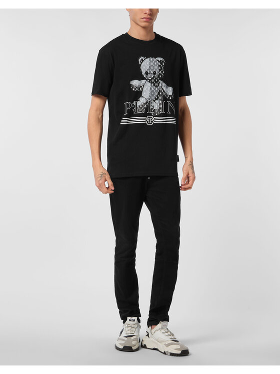 PHILIPP PLEIN PHILIPP PLEIN T-shirt 25579 Nero Regular Fit