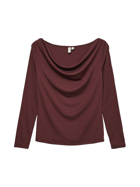 Vero Moda Vero Moda Blúz Ice 10340793 Bordó Regular Fit