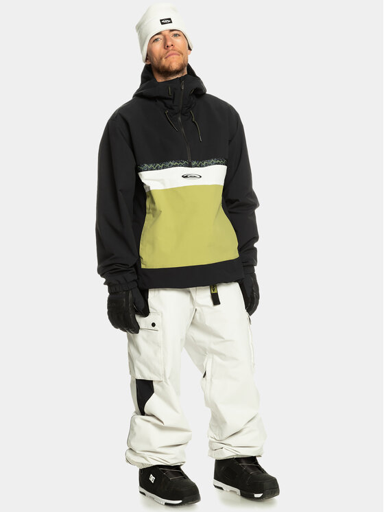 Quiksilver Quiksilver Анорак Steeze Jk Snjt EQYTJ03421 Черен Regular Fit