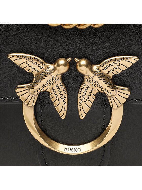 PINKO Pinko Kabelka Love One Mini Dc PE 23 PLTT 100074 A0F1 Čierna