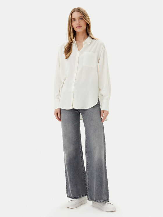 JJXX JJXX Košile Jamie 12269668 Bílá Oversize