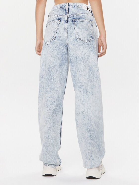 Calvin Klein Jeans Calvin Klein Jeans Jeans hlače 90's J20J222211 Modra Straight Fit