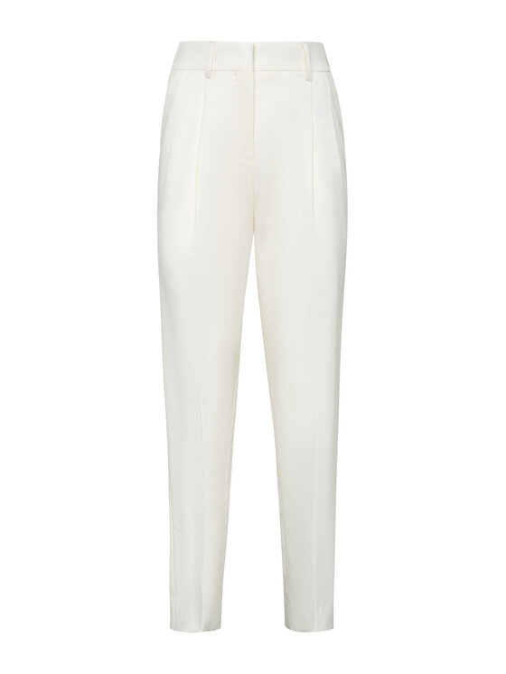 PHILIPP PLEIN PHILIPP PLEIN Spodnie materiałowe 2325 Biały Flare Fit