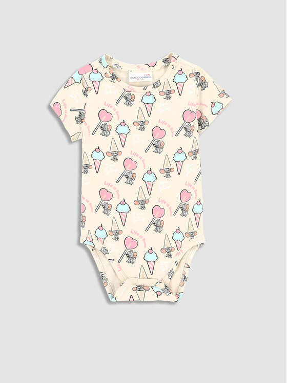 Coccodrillo Coccodrillo Боді WC3112202LIG Бежевий Regular Fit