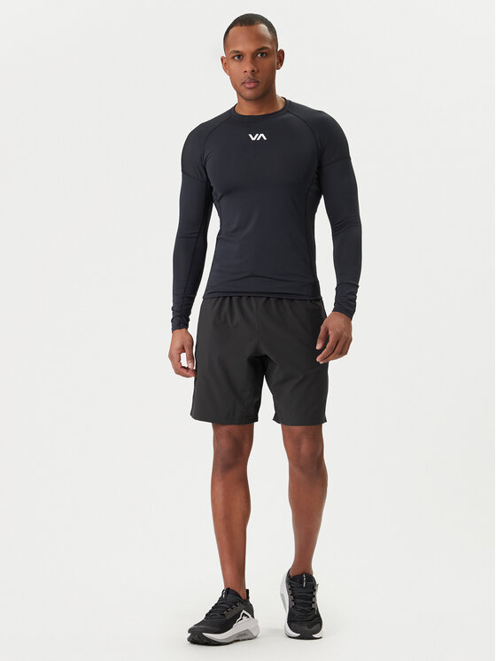 RVCA RVCA Funkčné tričko VA Sport AVYWR00135 Čierna Slim Fit