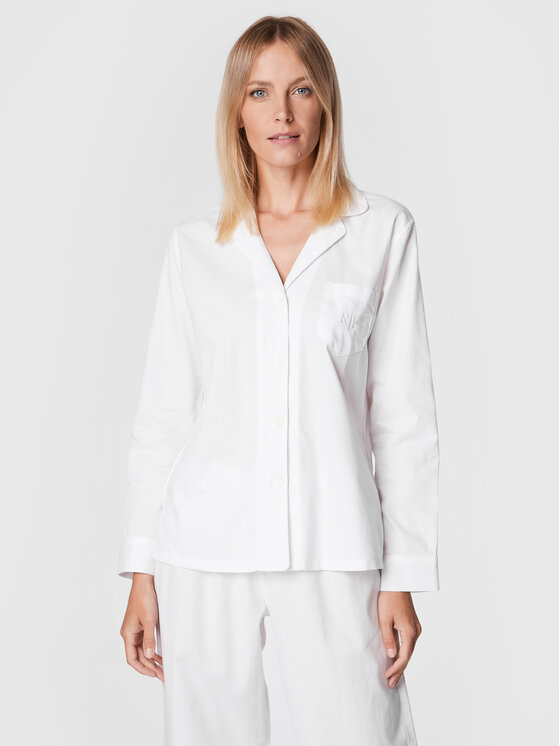 Premium Cotton Pajama Set in Lily White