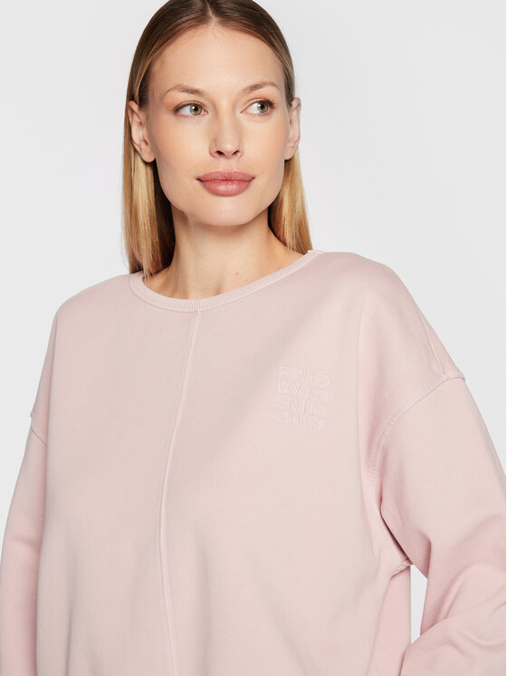 Comma Comma Суитшърт 2121347 Розов Regular Fit