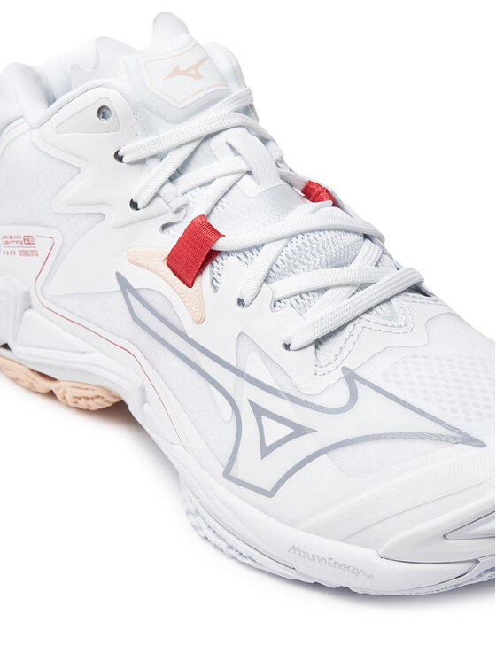 Mizuno Mizuno Обувки за зала Wave Lightning Z8 Mid V1GC2405 Бял