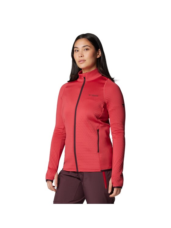 Columbia Columbia Bluza 208533 Czerwony Regular Fit