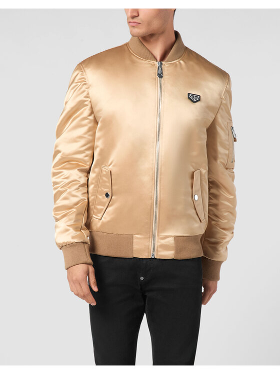 PHILIPP PLEIN PHILIPP PLEIN Bundy bomber 9479 Béžová Regular Fit
