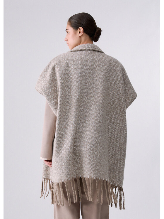 Liu Jo Liu Jo Poncho 2F6044T2742M9375 Grigio Regular Fit