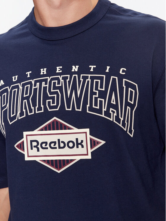 Reebok Reebok T-krekls Sporting Goods IM1505 Tumši zils Regular Fit