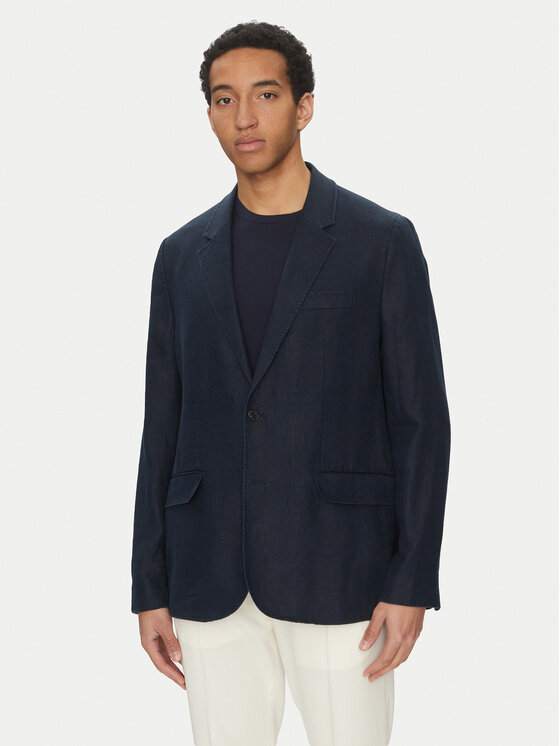 Michael Kors Michael Kors Sacou CS5100TBEY Bleumarin Slim Fit