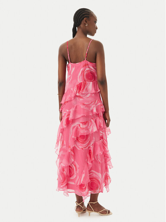 Vero Moda Vero Moda Večerna obleka Smilla 10346307 Roza Regular Fit