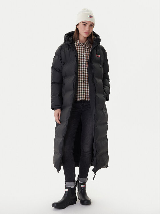 Hunter Hunter Zimní bunda Hutchison HARW0001252 Černá Regular Fit