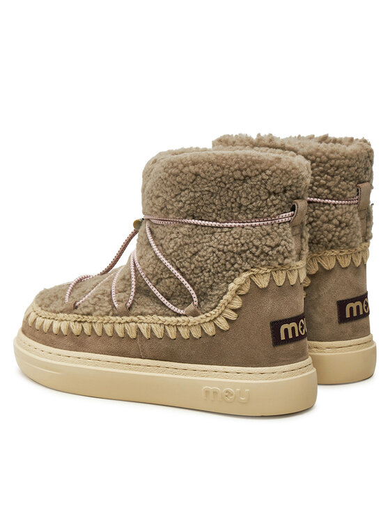 Mou Mou Čizme za snijeg Eskimo Sneaker Bold Scoub Lace FW411012A Siva