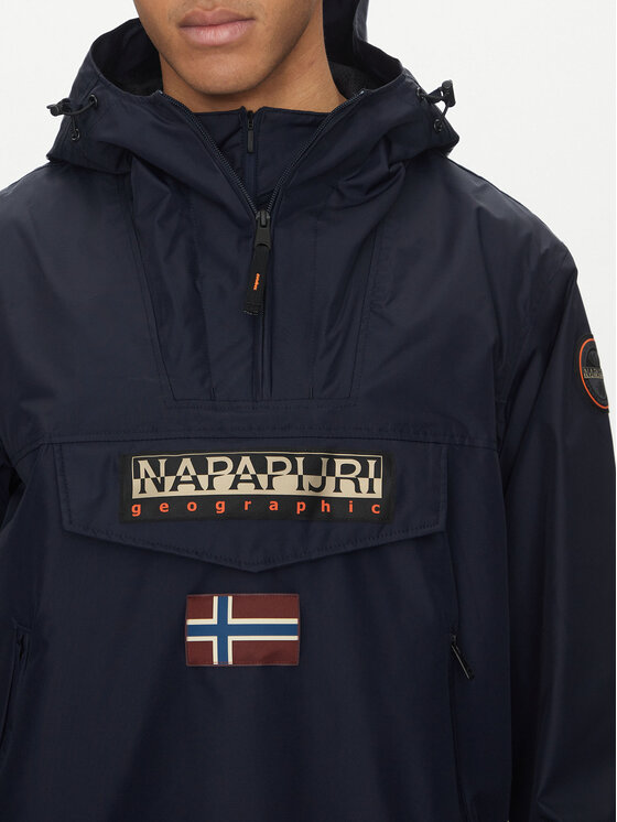 Napapijri Napapijri Kurtka anorak Rainforest Next Sum NP0A4ILW Niebieski Loose Fit