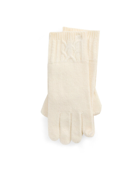 LAUREN RALPH LAUREN LAUREN RALPH LAUREN Set kapa, šal in rokavice 454960056001 Écru